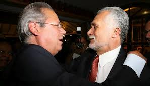 José Genoíno e José Dirceu, personagens da história brasileira, que lutaram contra a ditadura e ajudaram a construir a vitória de Lula em 2002